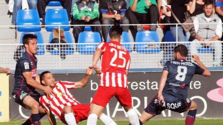 Dónde ver el partido de fútbol Almería Huesca 12 marzo
